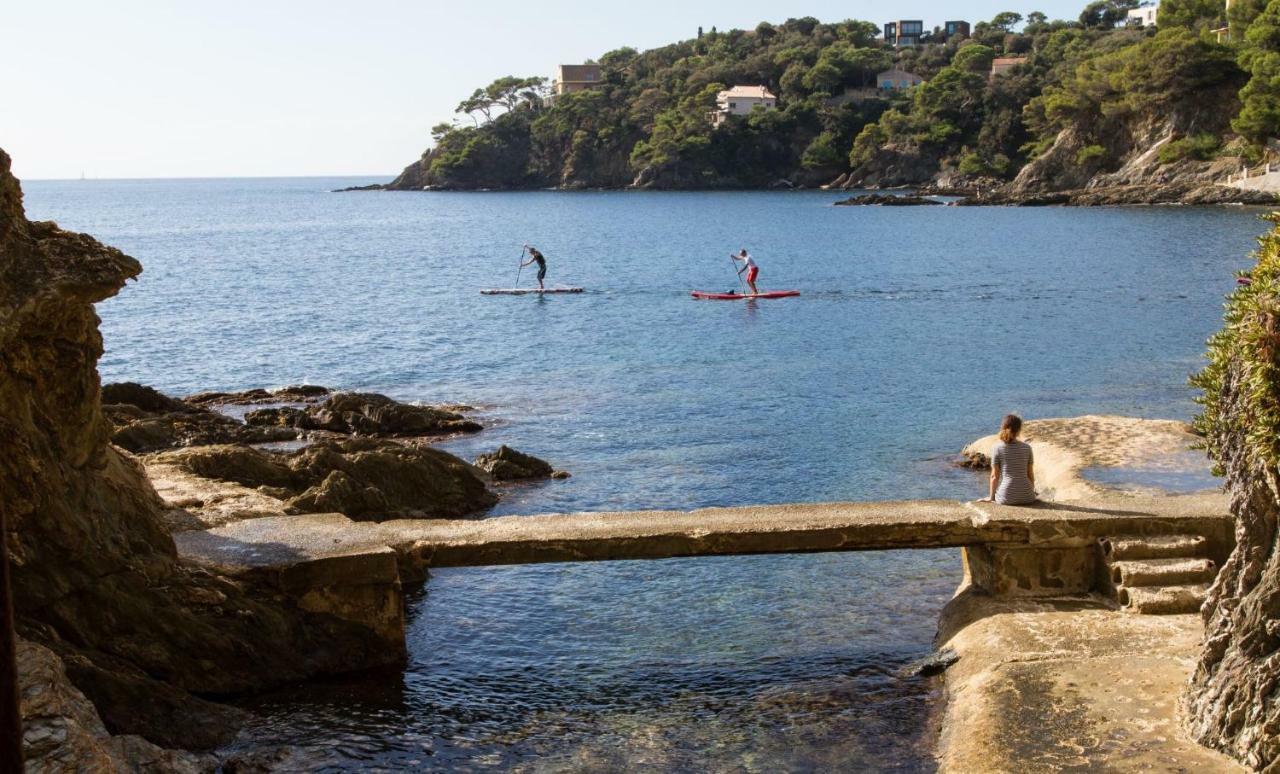 Le Cube Hotel Design A Hyeres Plage Avec Piscine Et Cuisine Zewnętrze zdjęcie